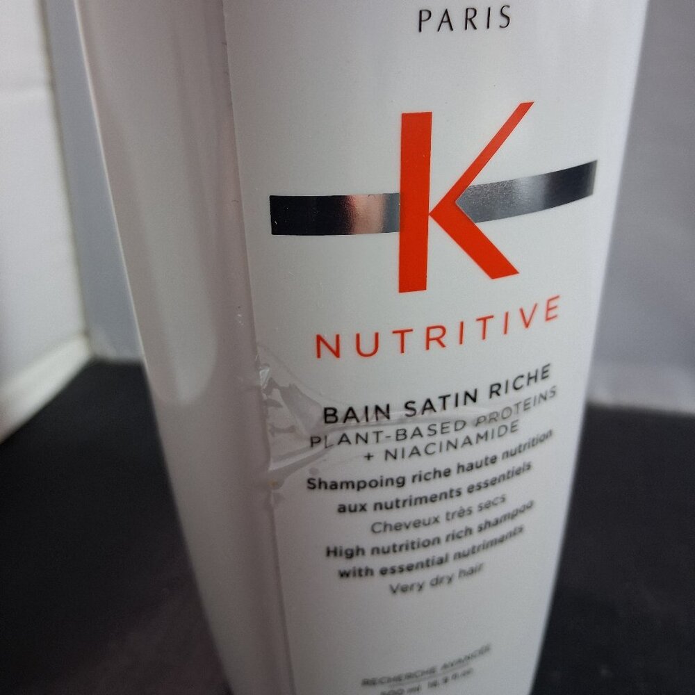 Kérastase Nutritive Bain Satin Riche Shampoo 500ml *Damaged Label* - Picture 2 of 4